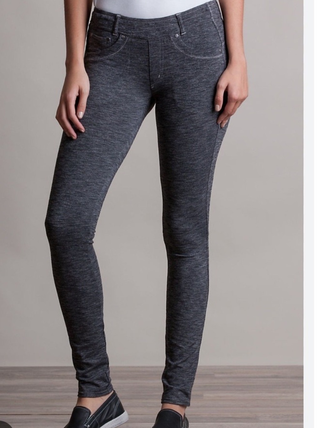 Kuhl Mova Dark Heather Gray Skinny Active Stretch Pants